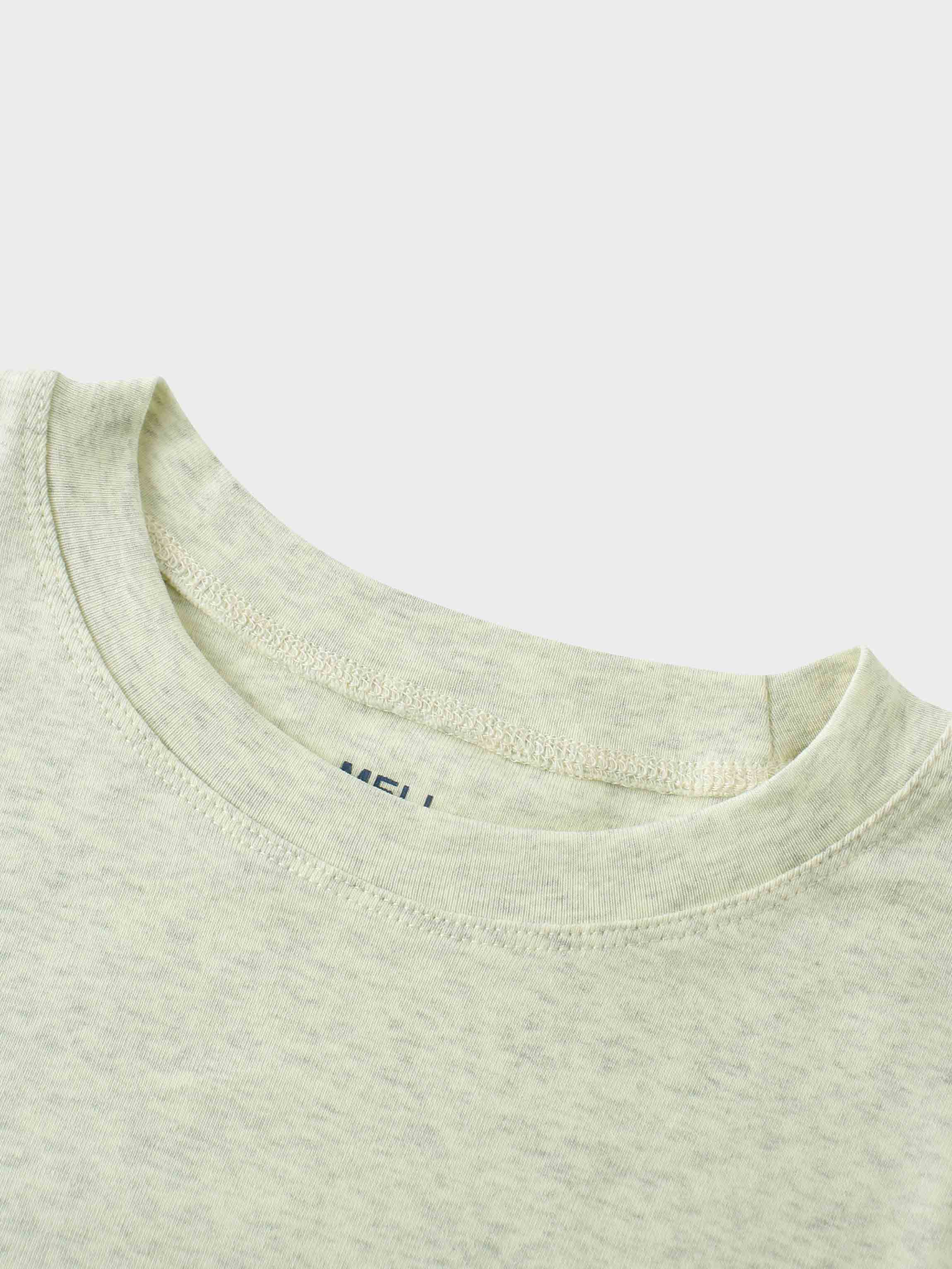 CLASSIC TEE LONG SLEEVE-YELLOW HEATHERED