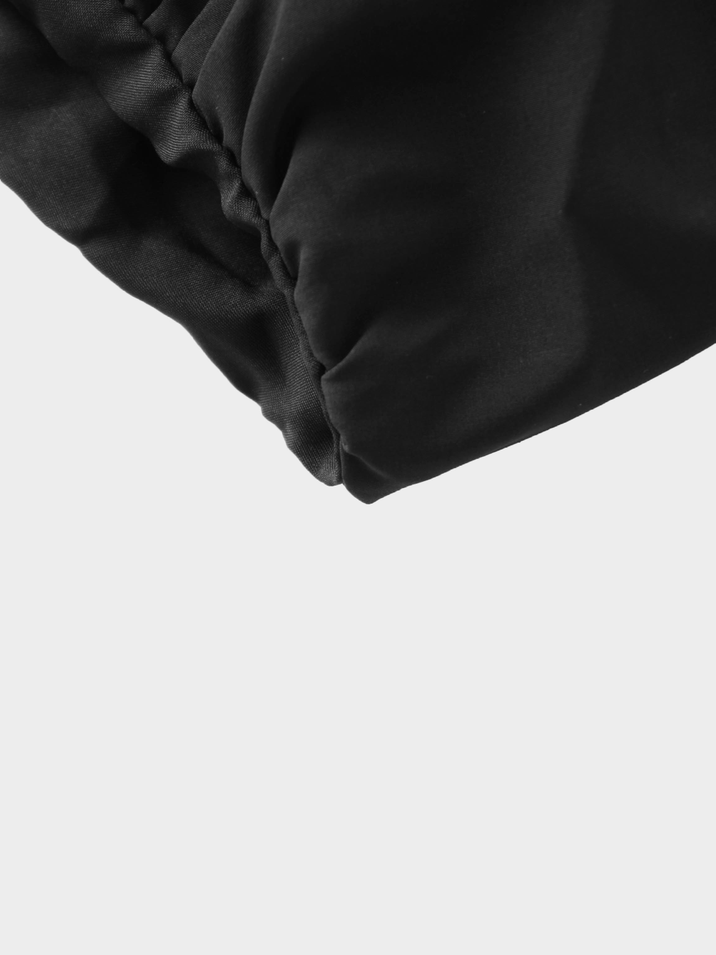 Taffeta Bubble Skirt-Black