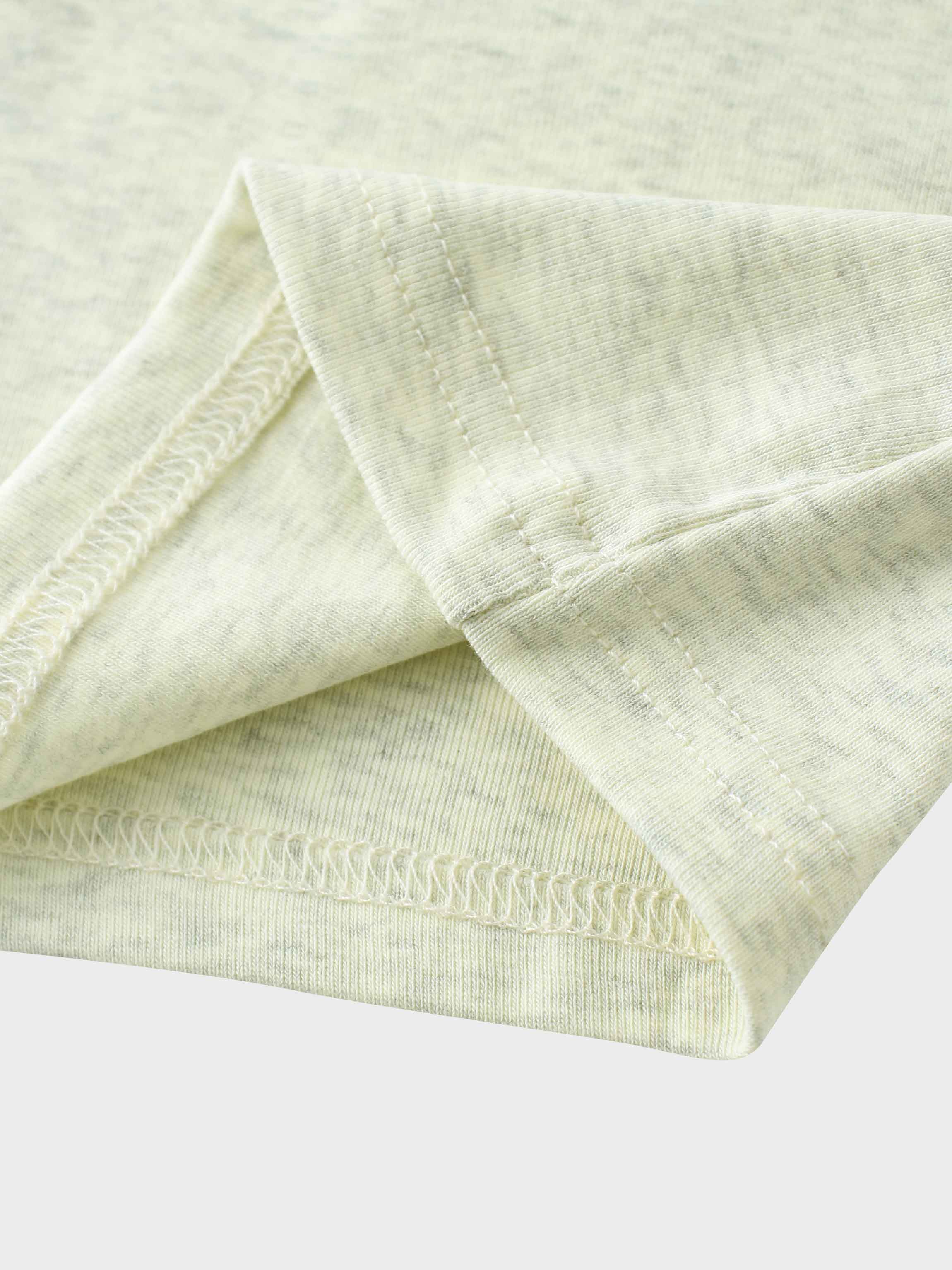 CLASSIC TEE LONG SLEEVE-YELLOW HEATHERED