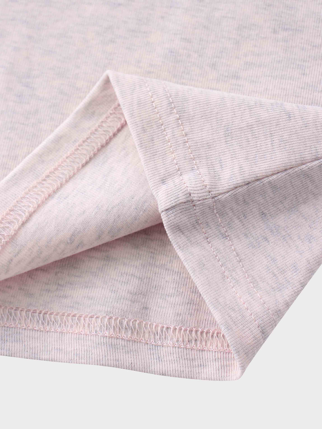 CLASSIC TEE LONG SLEEVE-PINK HEATHERED