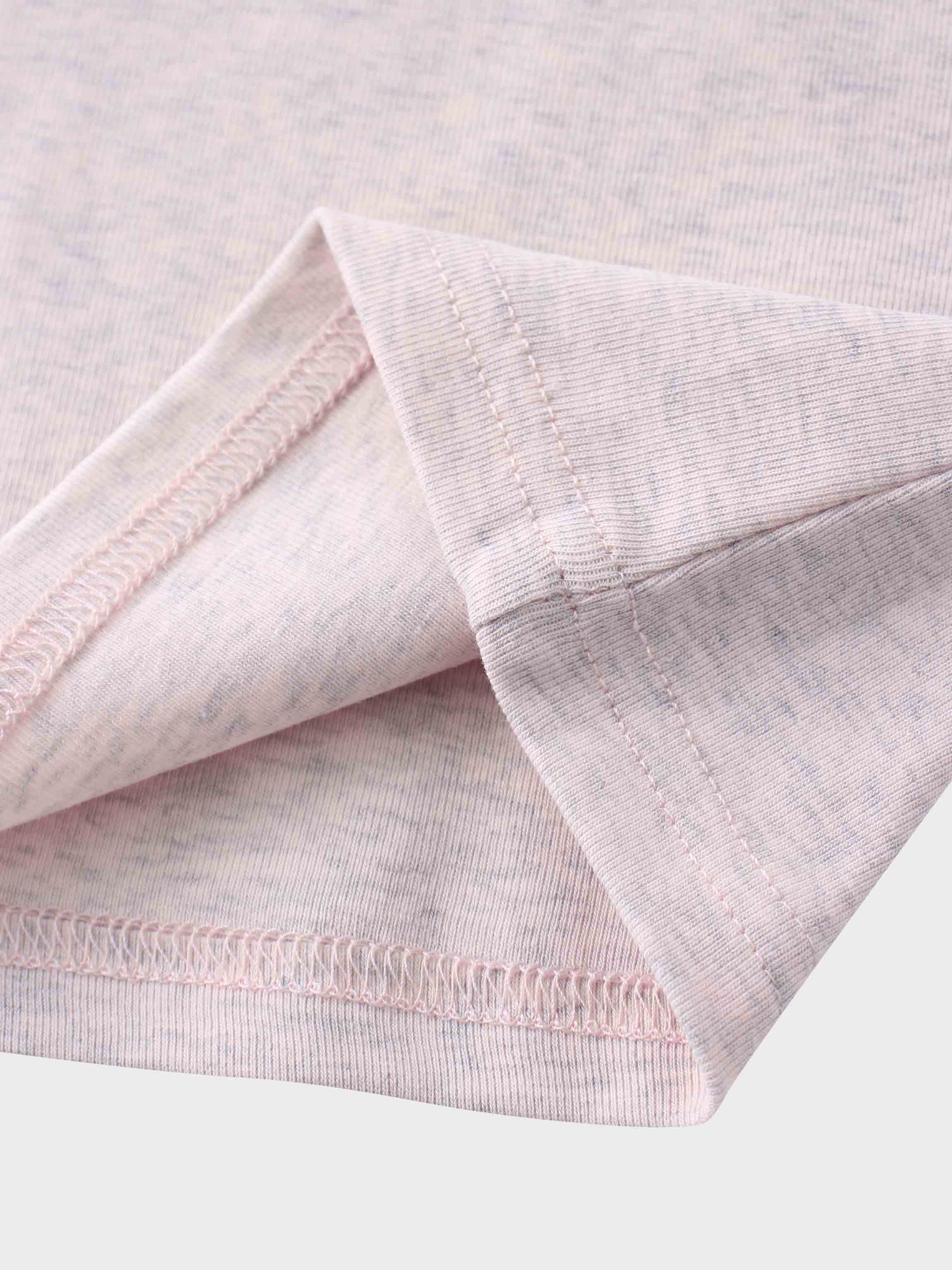 CLASSIC TEE LONG SLEEVE-PINK HEATHERED