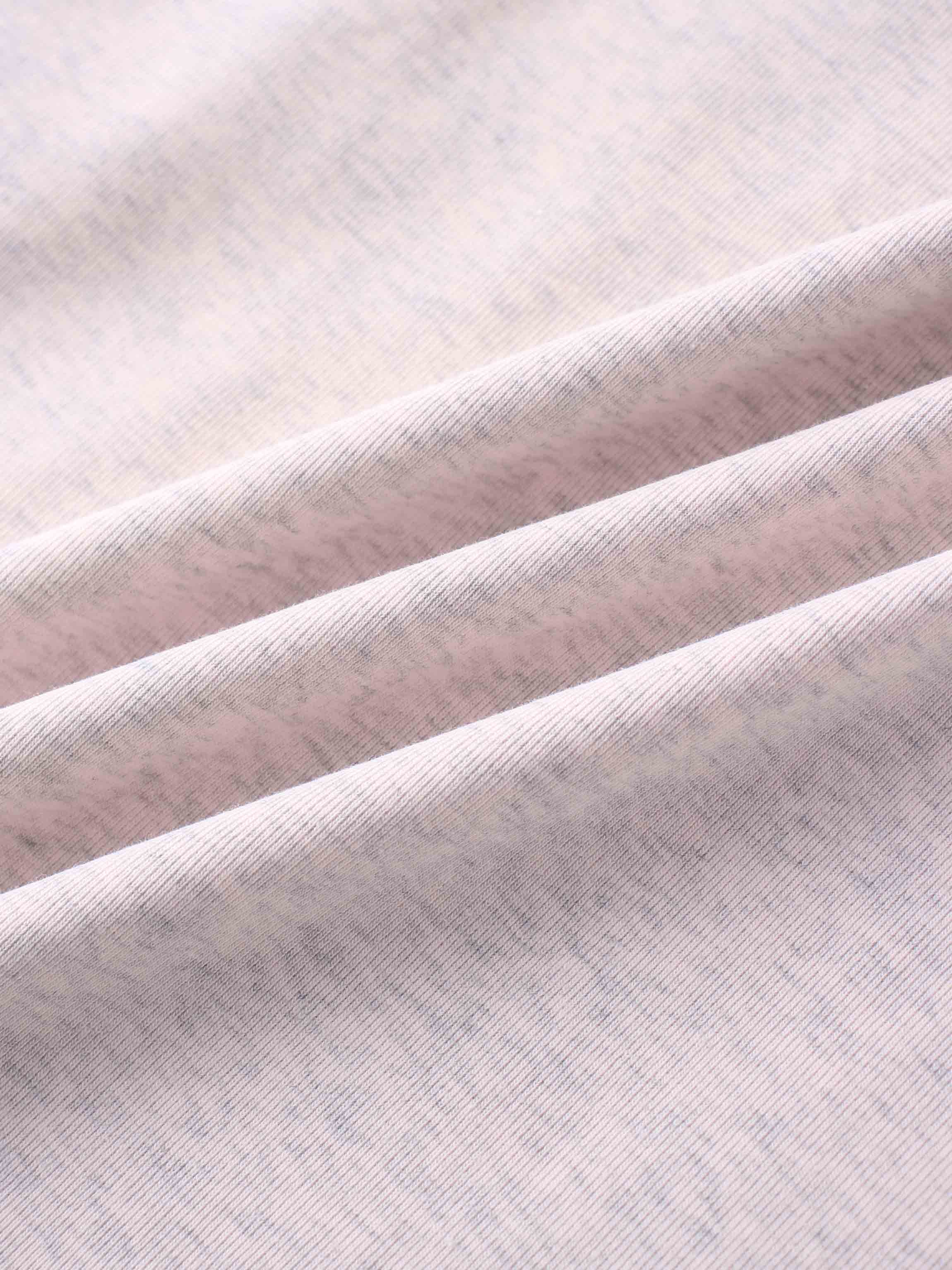 CLASSIC TEE LONG SLEEVE-PINK HEATHERED