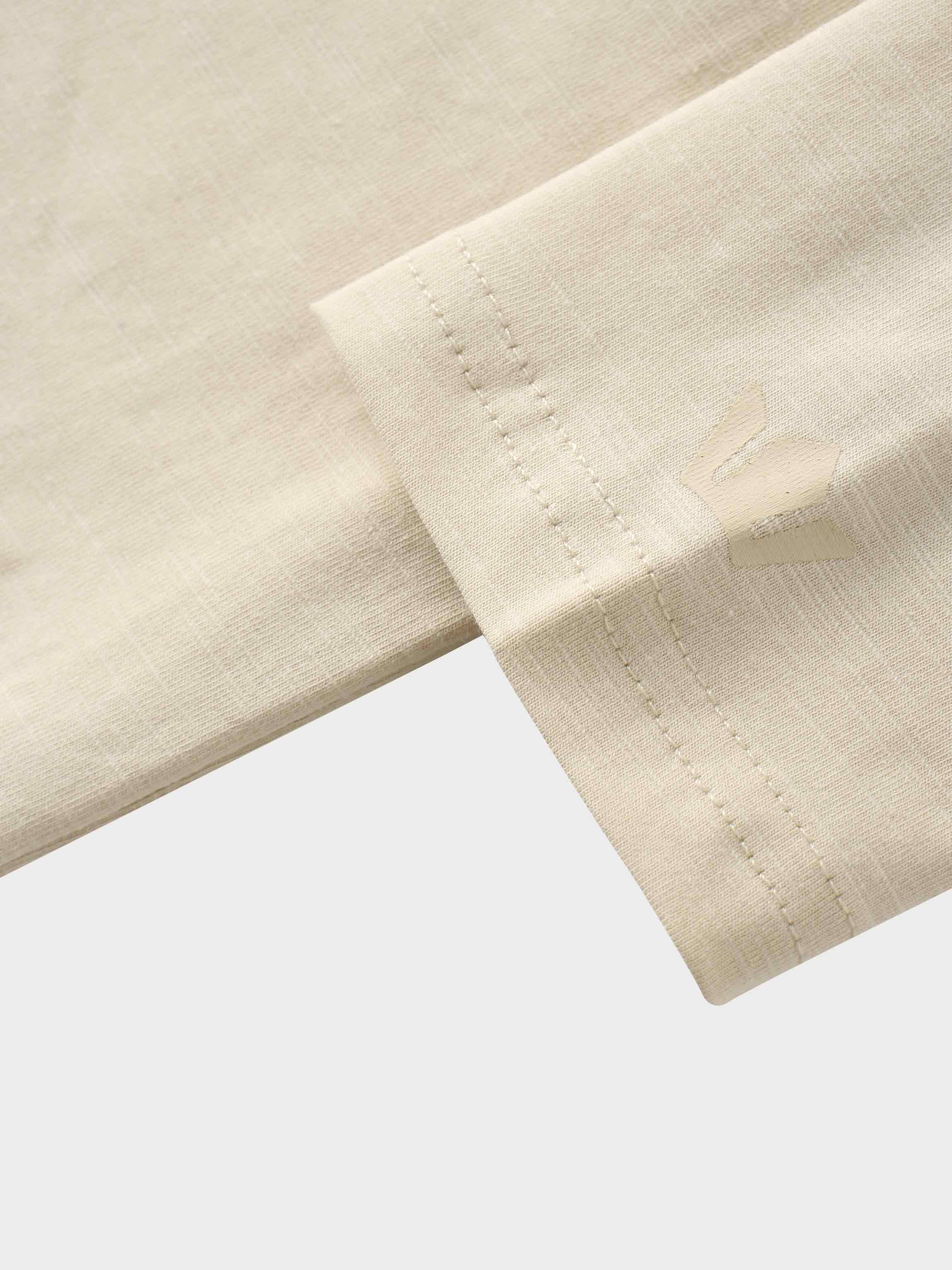 Crew Bomber Tee-Taupe