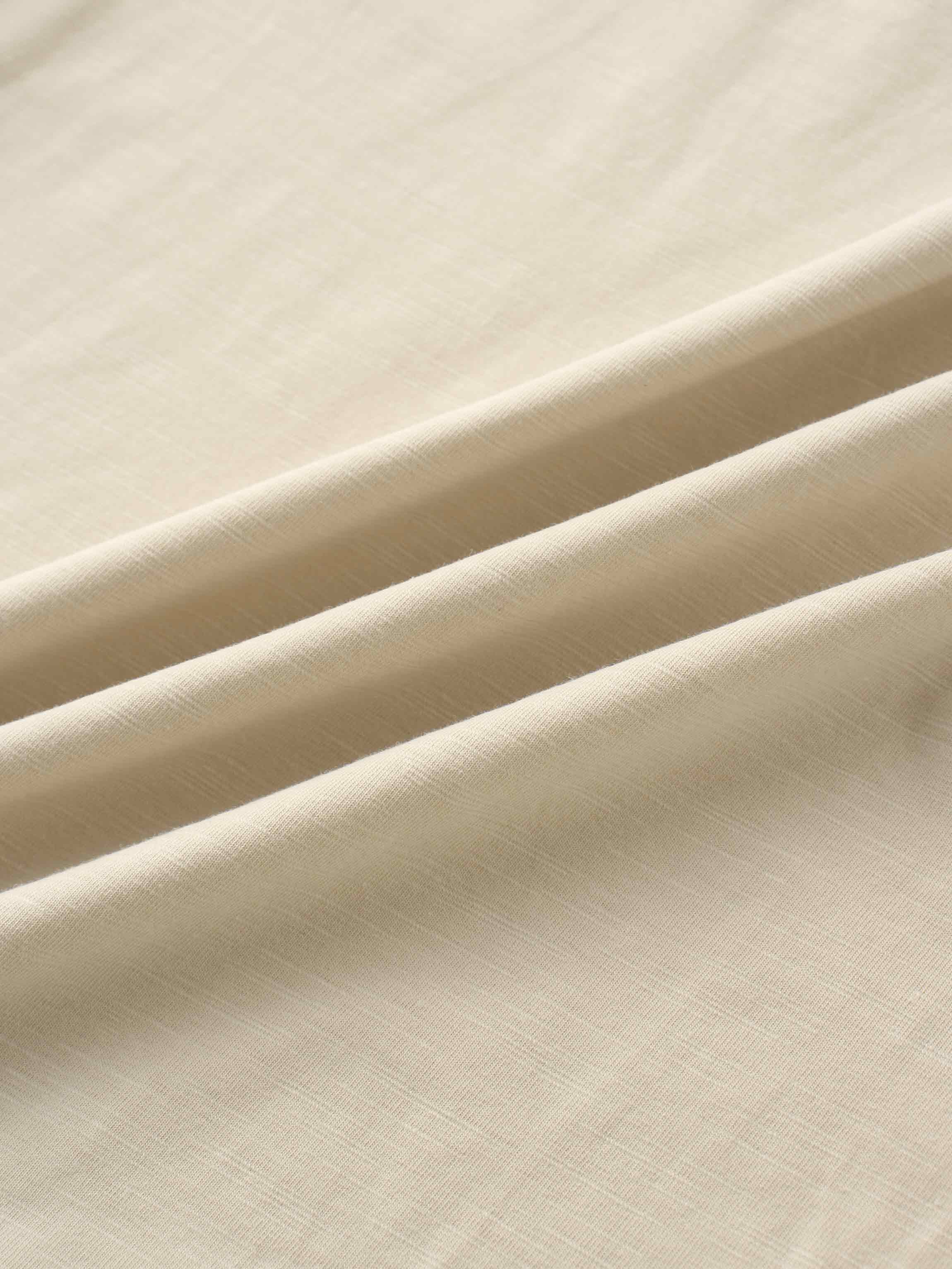 Crew Bomber Tee-Taupe