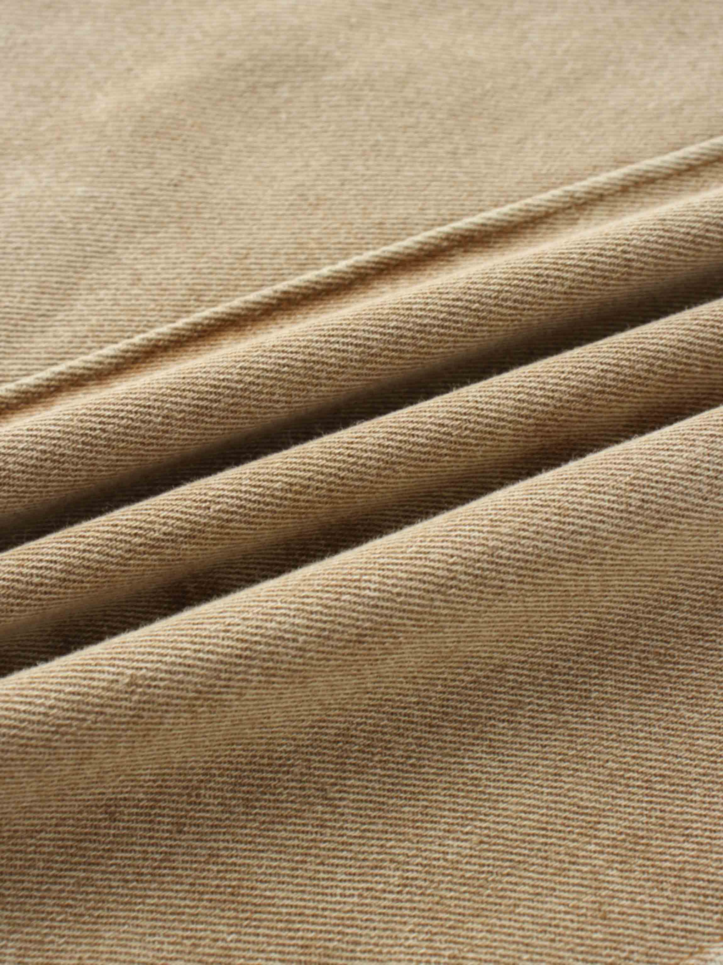 Denim Seamed Skirt-Tan Wash