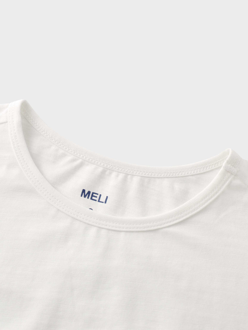 Crew Bomber Tee-White