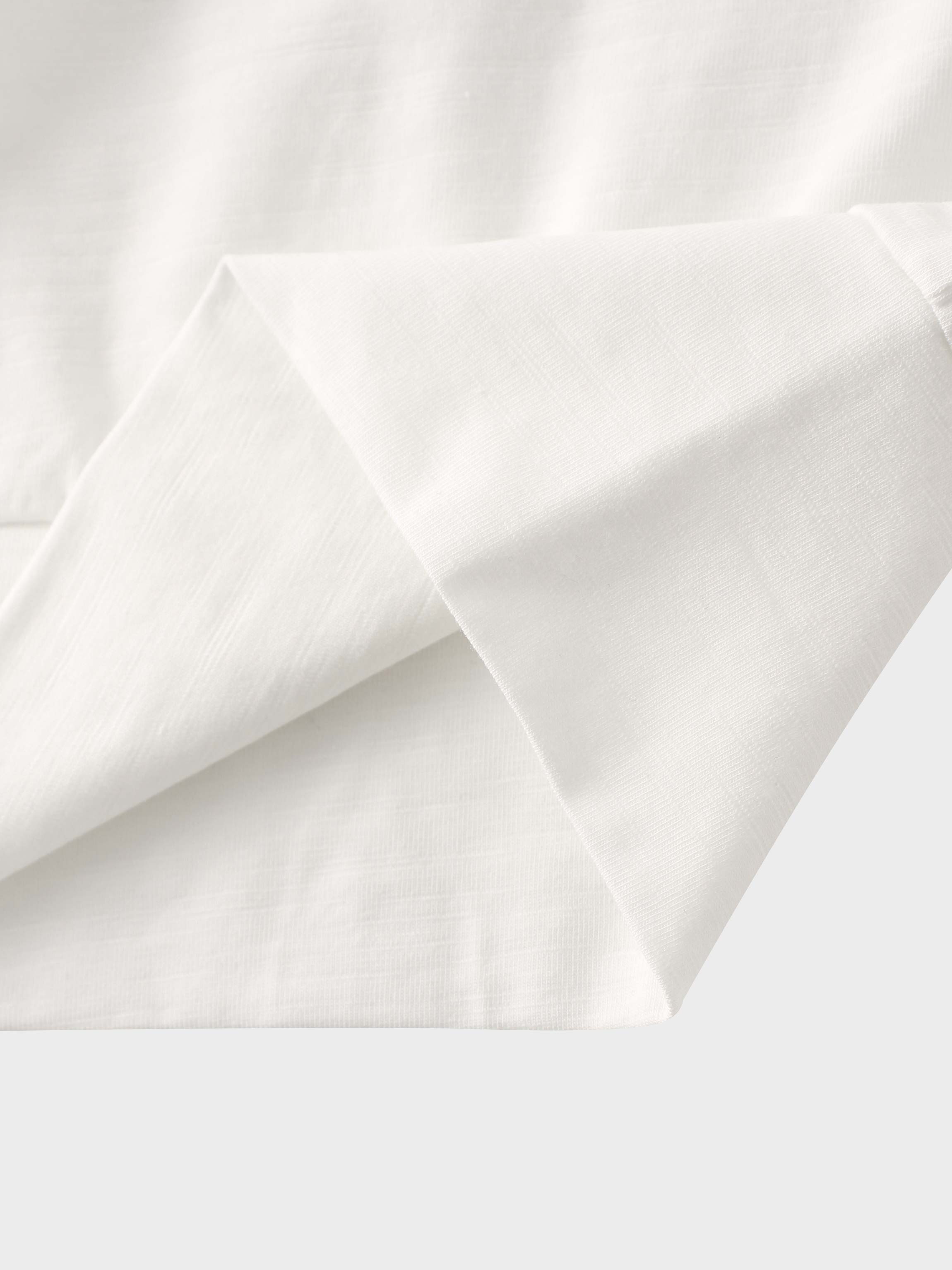 Crew Bomber Tee-White