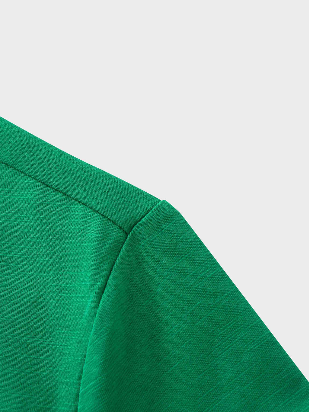 Crew Bomber Tee-Kelly Green