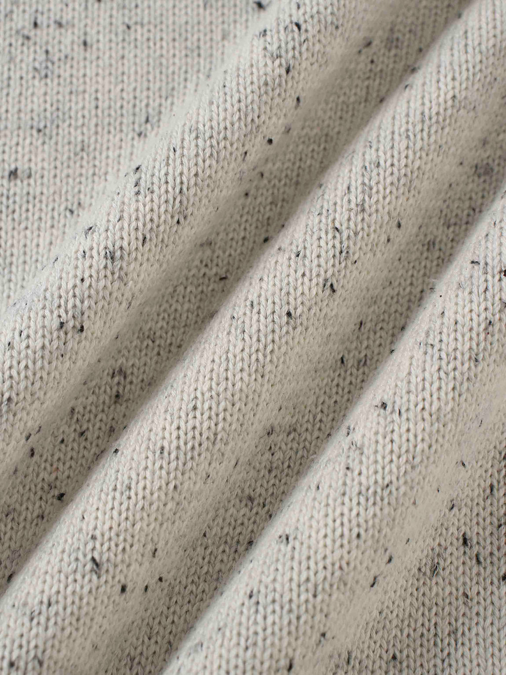 Speckled Crew Neck Vest-Ivory