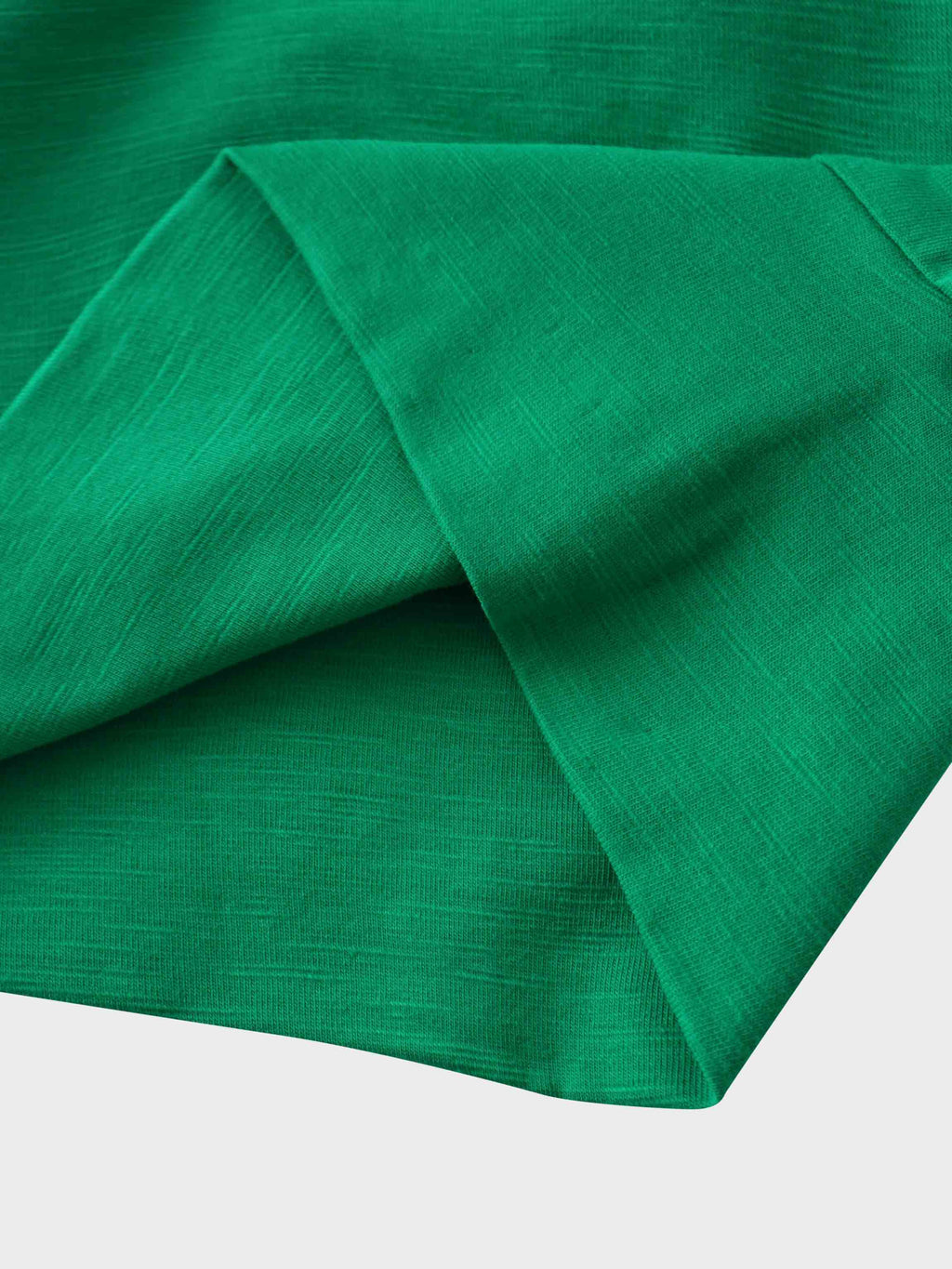 Crew Bomber Tee-Kelly Green