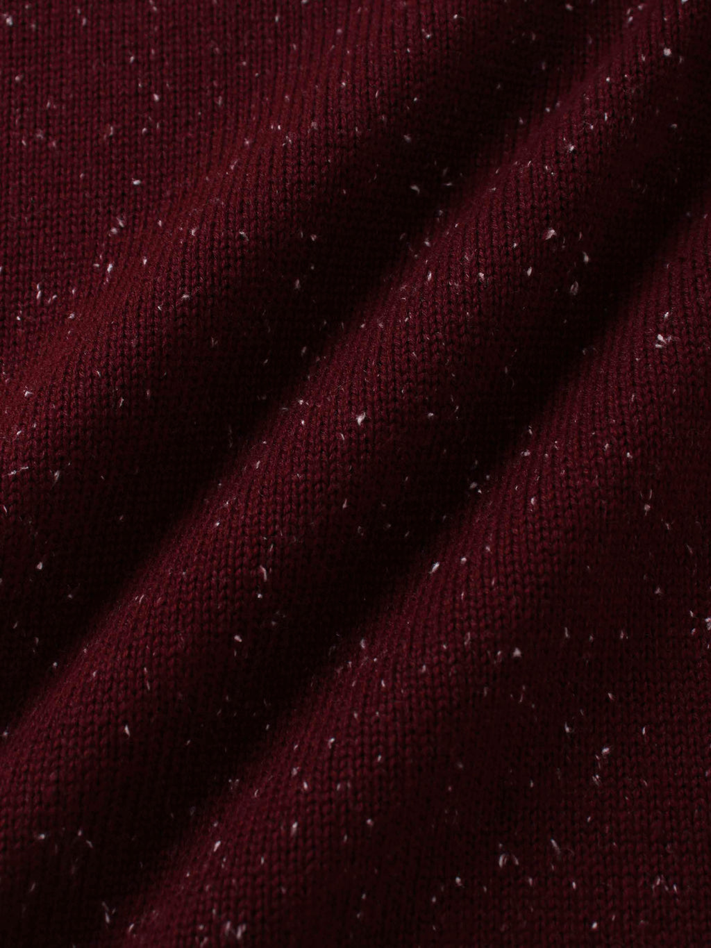 Speckled Crew Neck Vest-Burgundy