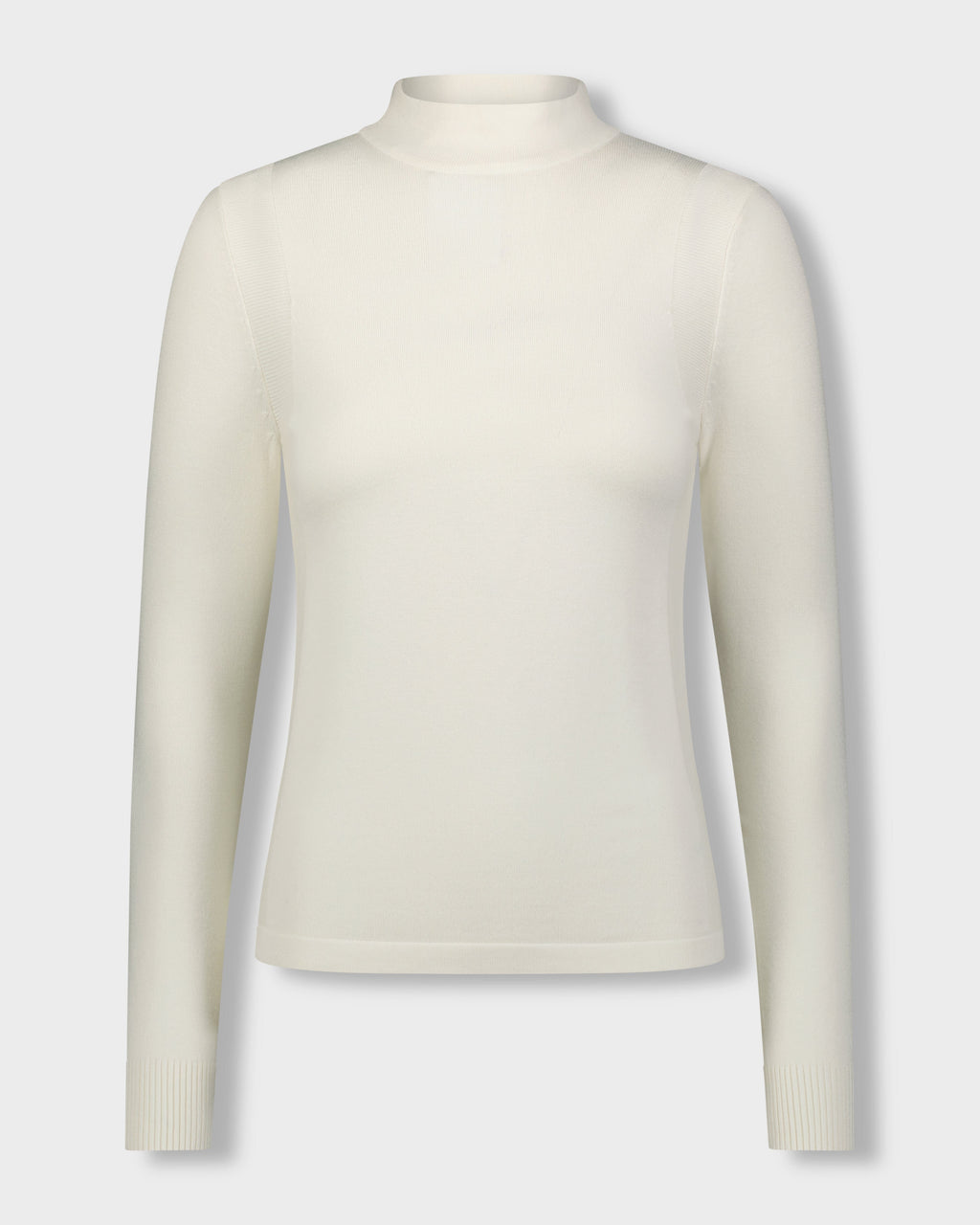 BASIC MOCK NECK TURTLENECK-CREAM