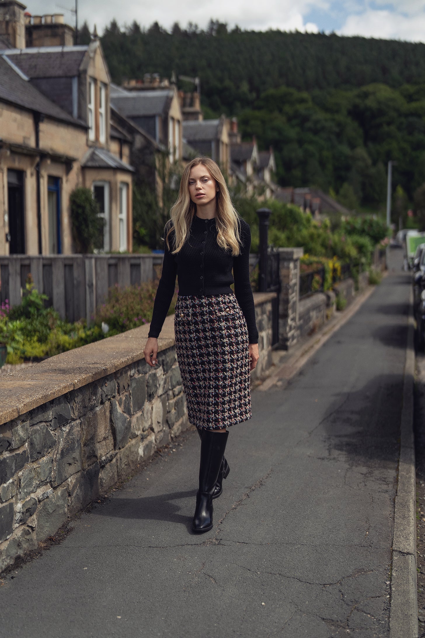 Short Pocket Skirt-Multi Colored