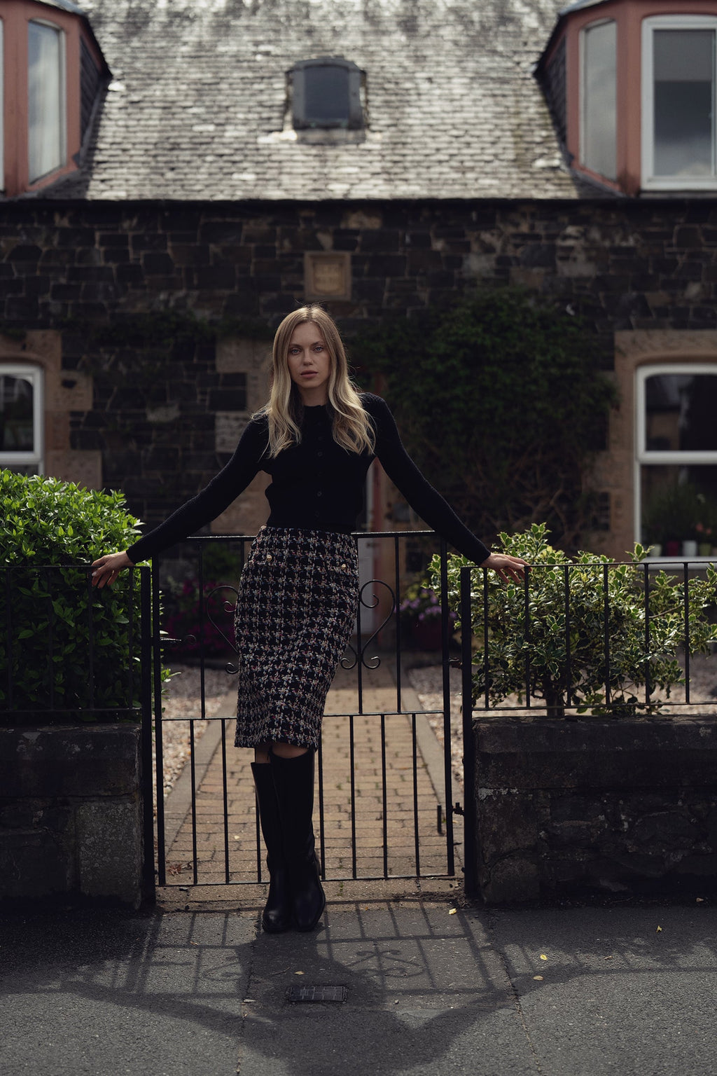 Short Pocket Skirt-Multi Colored