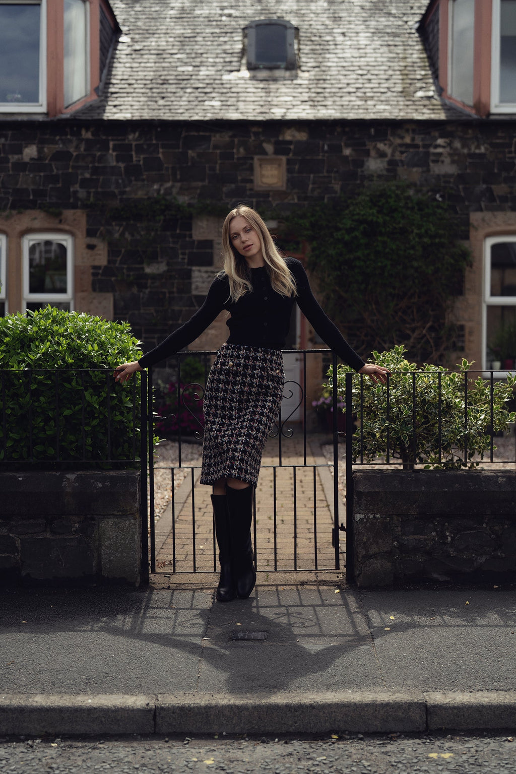 Short Pocket Skirt-Multi Colored
