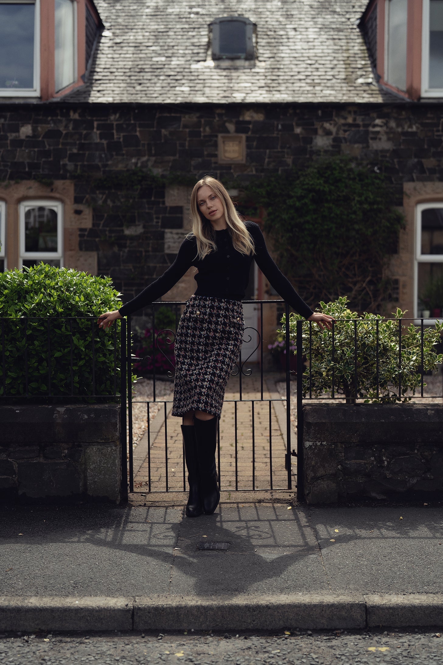 Short Pocket Skirt-Multi Colored