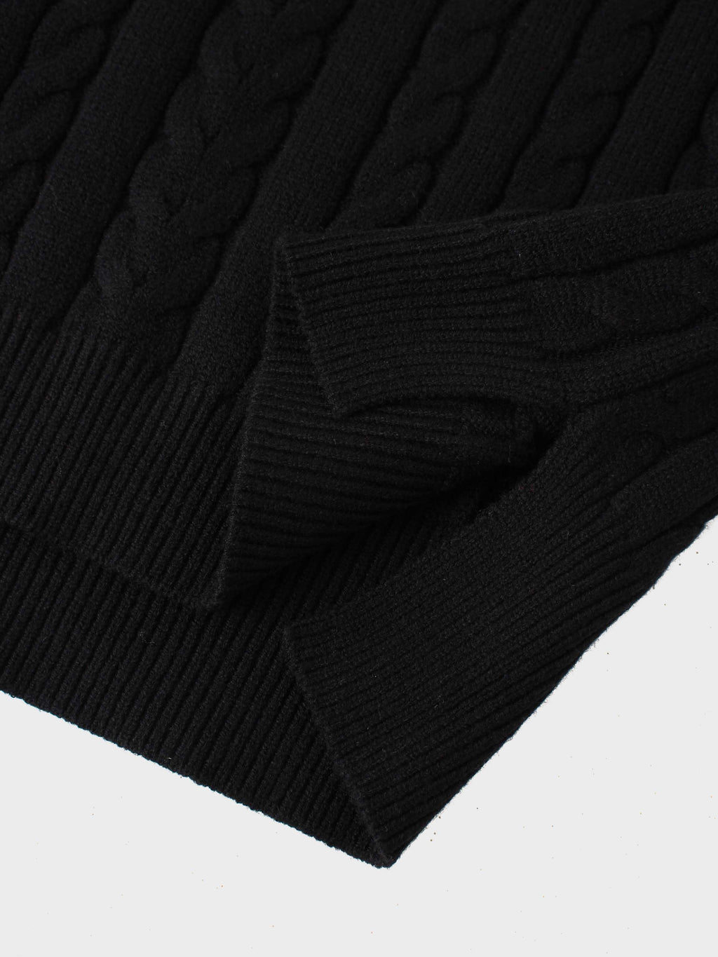 Cable Striped Sweater-Colored Stripe