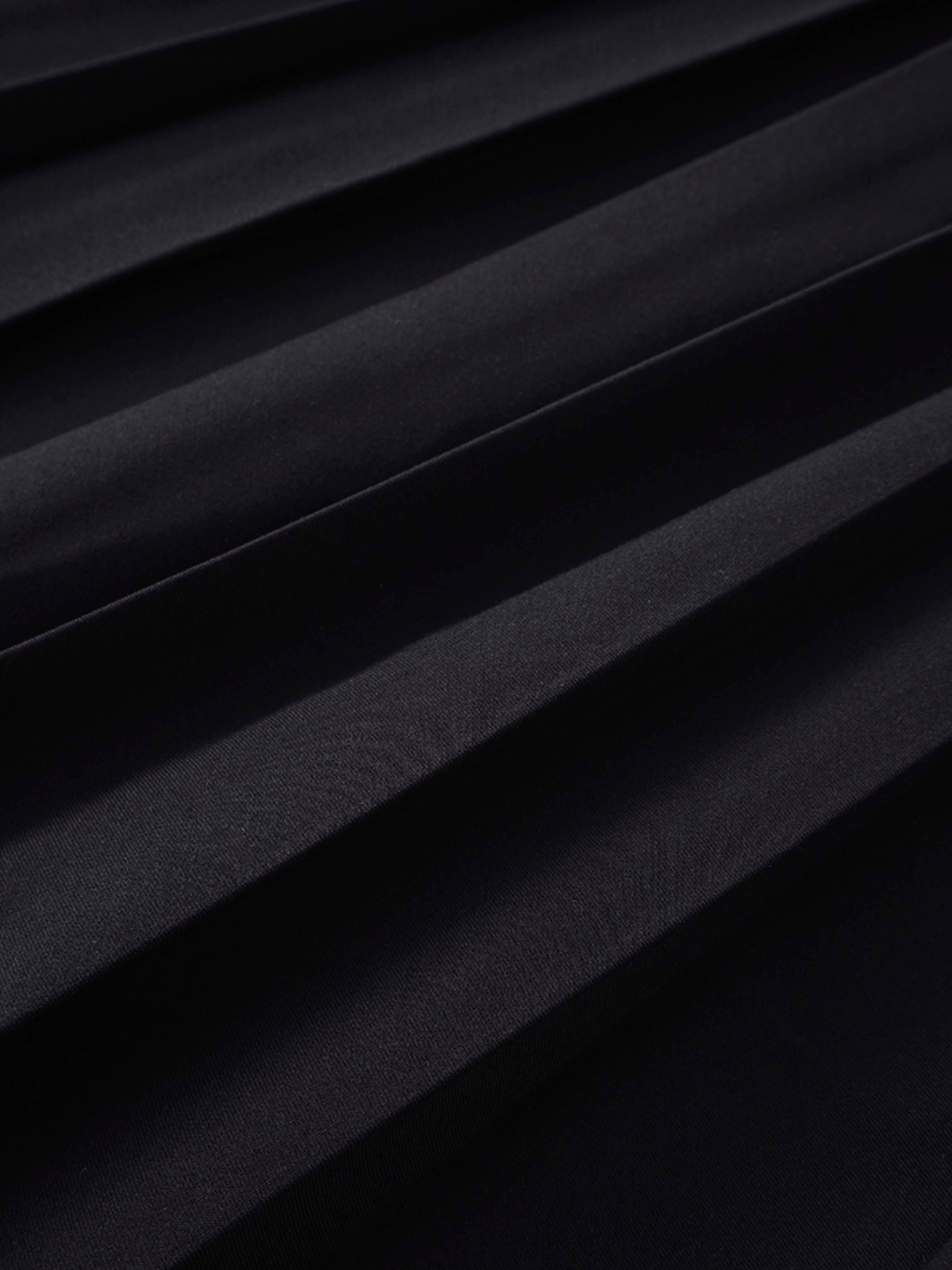 PLEATED SKIRT 35" - BLACK